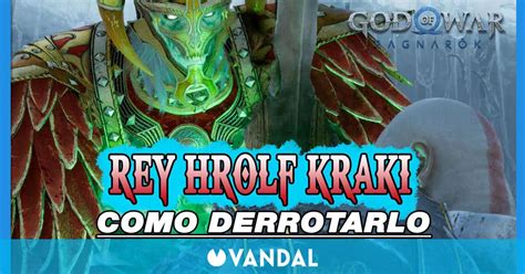 Rey Hrólf en God of War Ragnarök