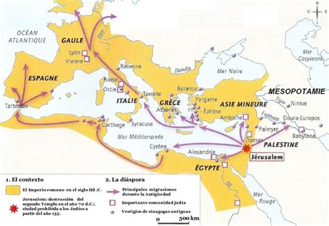 Mapa de la diáspora judía sefardí