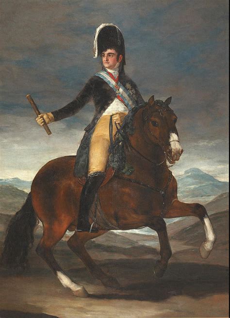 Retrato ecuestre de Godoy (1794) por Goya