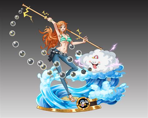Nami controlando a Zeus