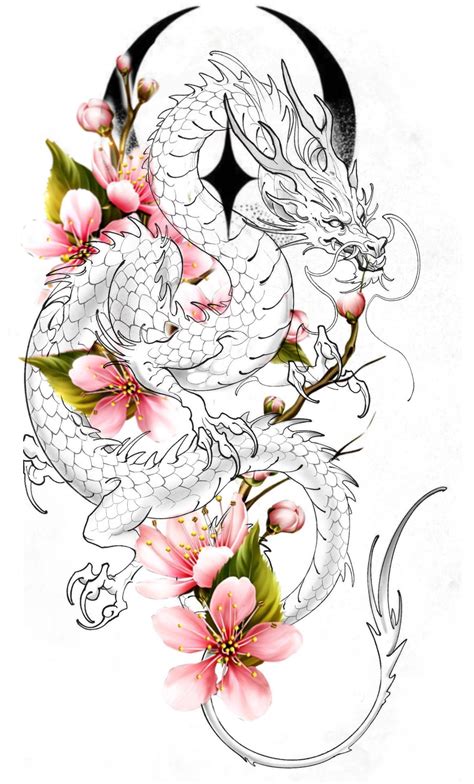 Ilustración de Crying Freeman con su tatuaje de dragón