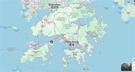 Mapa de Hong Kong, escenario de Crying Freeman