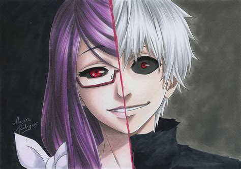 Ken Kaneki y sus amigos en Anteiku