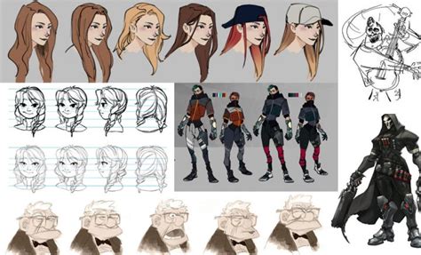 Ilustración de personajes de estilo josei
