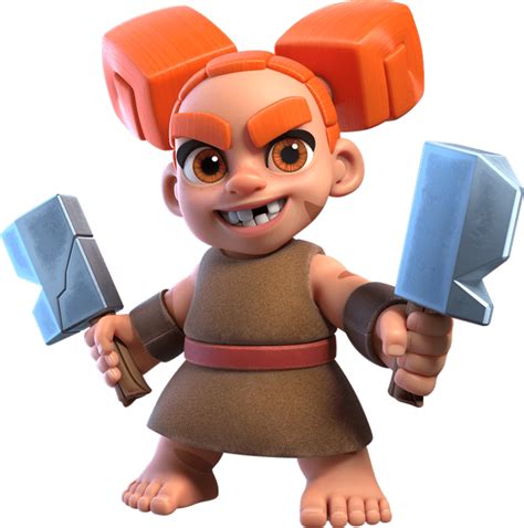 Ilustración de la Berserker en Clash Royale
