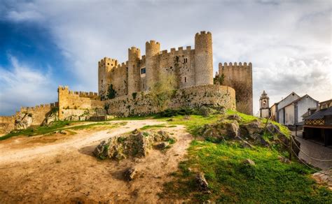 Castillo de Óbidos al atardecer
