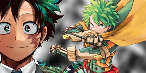 Izuku Midoriya recibiendo el One For All de All Might