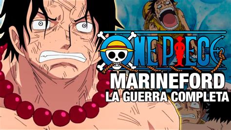 La Guerra de Marineford en pleno apogeo