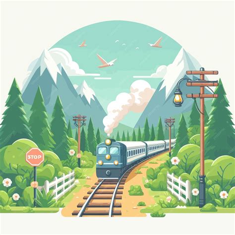 Ilustración de un tren con temática sexual