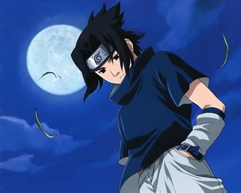 Ilustración de Sasuke Uchiha en la Segunda Parte de Naruto