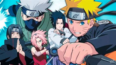 Logos de plataformas de streaming con Naruto y Naruto Shippuden
