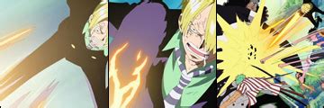 Sanji utilizando su técnica 