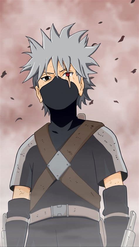 Joven Kakashi Hatake entrenando