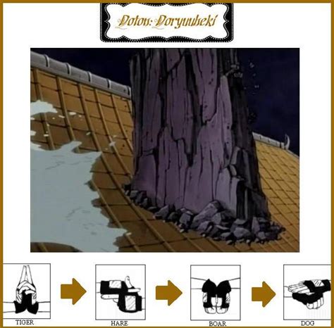 Técnicas ofensivas de Doton Jutsu