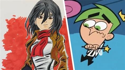 Meme de Padrinos Mágicos y Shingeki no Kyojin