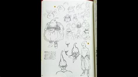 Bocetos originales de Dragon Ball