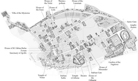 Mapa del Santuario de Athena con ubicaciones clave