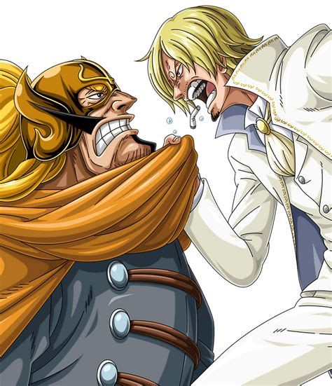 Sanji confrontado por su padre Vinsmoke Judge