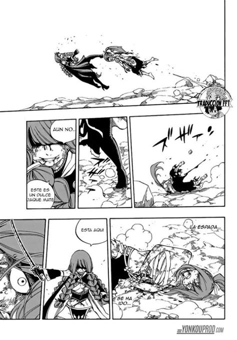 Erza herida siendo curada