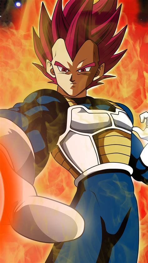 Vegeta en estado Supersaiyan Dios