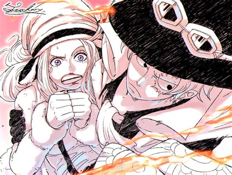 Sabo y Bonney trabajando en equipo