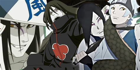 Orochimaru observando a Naruto