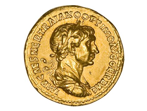 Ejemplo de moneda romana con la efigie de una emperatriz