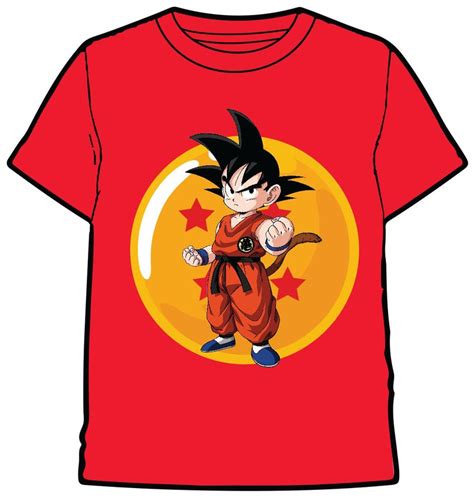 Camiseta de Dragon Ball con Goku