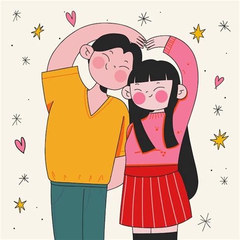 Ilustración de parejas de anime/dorama BL