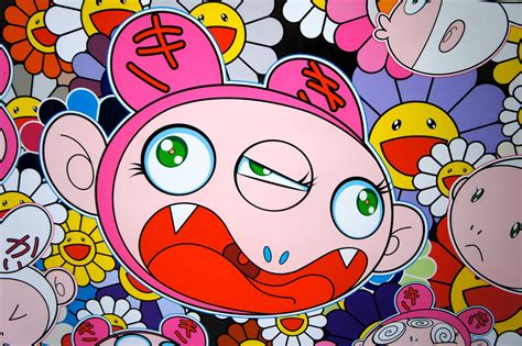 Viñeta de Murakami Takashi mostrando la ternura de Tamon.