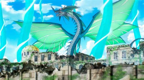 Arte conceptual de los Cinco Dioses Dragón de Fairy Tail
