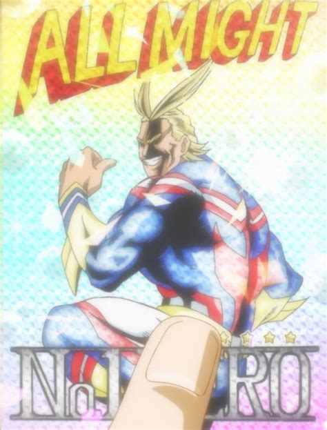 Tarjeta de All Might de Bakugo