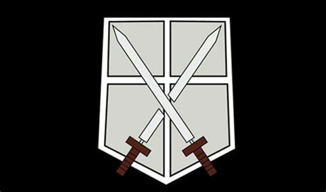 Símbolo de las Tropas de Reclutas de Attack on Titan