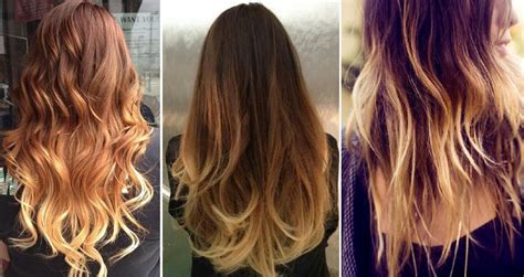 Ejemplos de mechas californianas en diferentes tonos de cabello
