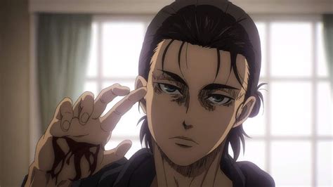 Eren en uno de los momentos cruciales de Shingeki No Kyojin.