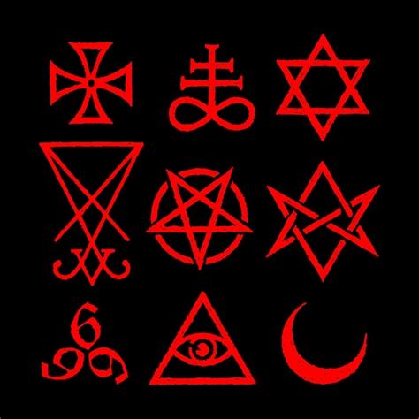Símbolos demoníacos y elementos de caos