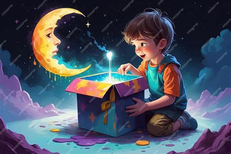 Arte conceptual de una caja de fantasía elaborada