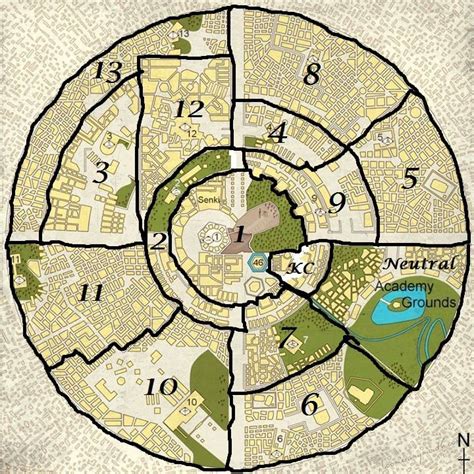 Mapa de Seireitei y Hueco Mundo