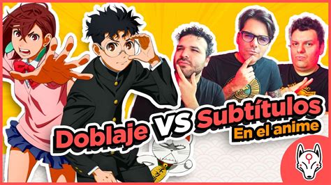 Infografía comparativa: Doblaje vs. Subtítulos en Anime