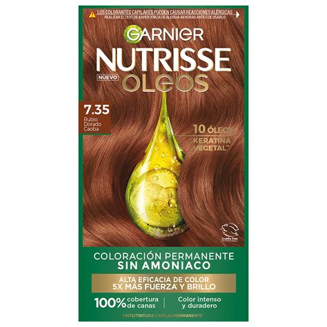 Resultado de tinte Garnier Nutrisse Oleos