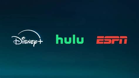 Logos de Disney+, Hulu y ESPN