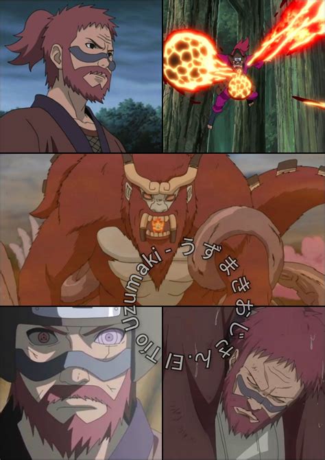 Kakuzu siendo revivido por el Edo Tensei durante la Cuarta Guerra Mundial Shinobi.