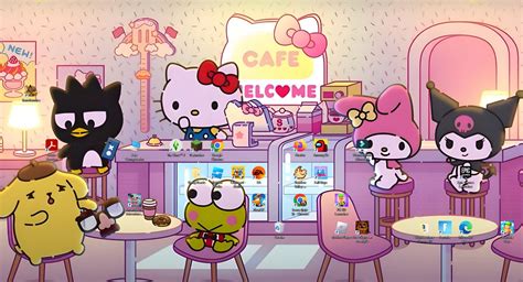 Figuras de Sanrio en Desktop Mate