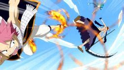 Natsu luchando contra Erigor