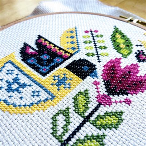 Proceso de diseño de un patrón de punto de cruz