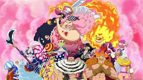 La tripulación de Big Mom en Whole Cake Island