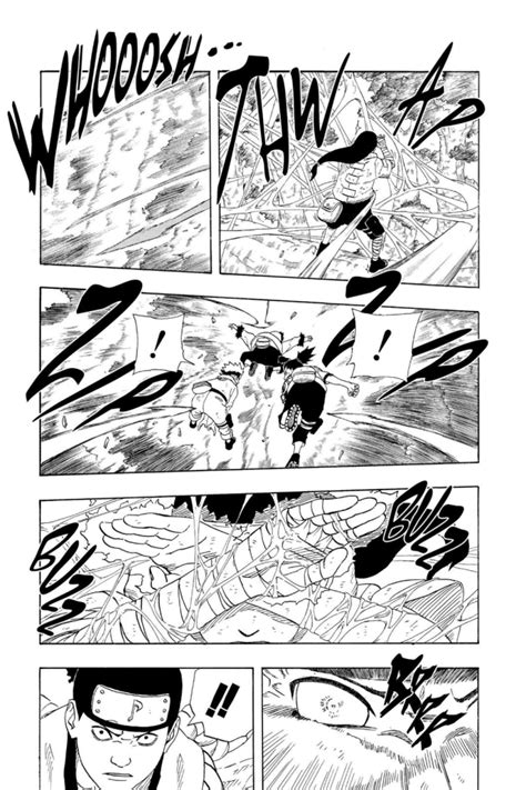 Neji enfrentándose a Kidomaru