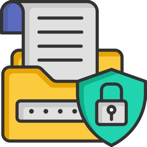 Icono de seguridad de datos