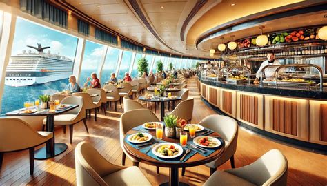 Variedad de restaurantes en un crucero