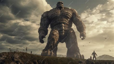 Combate entre un héroe cyborg y un monstruo gigante